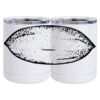 10 oz. White Stainless Steel Short Tumbler Thumbnail