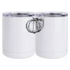 10 oz. White Stainless Steel Short Tumbler Thumbnail