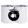 10 oz. White Stainless Steel Short Tumbler Thumbnail