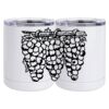 10 oz. White Stainless Steel Short Tumbler Thumbnail
