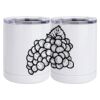 10 oz. White Stainless Steel Short Tumbler Thumbnail