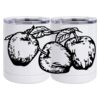 10 oz. White Stainless Steel Short Tumbler Thumbnail