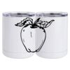 10 oz. White Stainless Steel Short Tumbler Thumbnail
