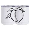 10 oz. White Stainless Steel Short Tumbler Thumbnail