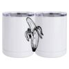 10 oz. White Stainless Steel Short Tumbler Thumbnail