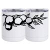 10 oz. White Stainless Steel Short Tumbler Thumbnail