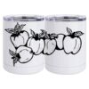 10 oz. White Stainless Steel Short Tumbler Thumbnail