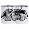 10 oz. White Stainless Steel Short Tumbler Thumbnail
