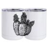 10 oz. White Stainless Steel Short Tumbler Thumbnail
