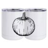 10 oz. White Stainless Steel Short Tumbler Thumbnail