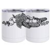 10 oz. White Stainless Steel Short Tumbler Thumbnail
