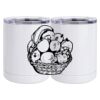 10 oz. White Stainless Steel Short Tumbler Thumbnail