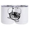 10 oz. White Stainless Steel Short Tumbler Thumbnail