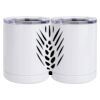 10 oz. White Stainless Steel Short Tumbler Thumbnail