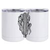 10 oz. White Stainless Steel Short Tumbler Thumbnail