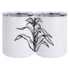 10 oz. White Stainless Steel Short Tumbler Thumbnail