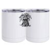 10 oz. White Stainless Steel Short Tumbler Thumbnail