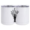 10 oz. White Stainless Steel Short Tumbler Thumbnail