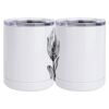 10 oz. White Stainless Steel Short Tumbler Thumbnail