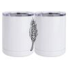 10 oz. White Stainless Steel Short Tumbler Thumbnail