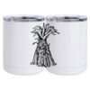 10 oz. White Stainless Steel Short Tumbler Thumbnail