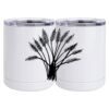 10 oz. White Stainless Steel Short Tumbler Thumbnail
