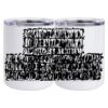 10 oz. White Stainless Steel Short Tumbler Thumbnail