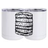 10 oz. White Stainless Steel Short Tumbler Thumbnail