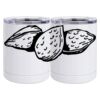 10 oz. White Stainless Steel Short Tumbler Thumbnail