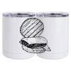 10 oz. White Stainless Steel Short Tumbler Thumbnail