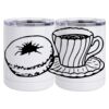 10 oz. White Stainless Steel Short Tumbler Thumbnail