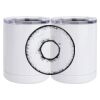 10 oz. White Stainless Steel Short Tumbler Thumbnail