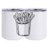 10 oz. White Stainless Steel Short Tumbler Thumbnail