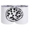 10 oz. White Stainless Steel Short Tumbler Thumbnail
