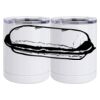 10 oz. White Stainless Steel Short Tumbler Thumbnail