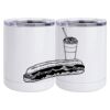10 oz. White Stainless Steel Short Tumbler Thumbnail