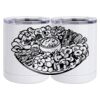 10 oz. White Stainless Steel Short Tumbler Thumbnail