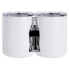 10 oz. White Stainless Steel Short Tumbler Thumbnail