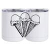 10 oz. White Stainless Steel Short Tumbler Thumbnail