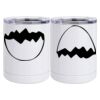 10 oz. White Stainless Steel Short Tumbler Thumbnail