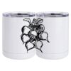 10 oz. White Stainless Steel Short Tumbler Thumbnail