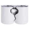 10 oz. White Stainless Steel Short Tumbler Thumbnail