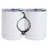 10 oz. White Stainless Steel Short Tumbler Thumbnail