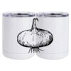 10 oz. White Stainless Steel Short Tumbler Thumbnail
