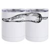 10 oz. White Stainless Steel Short Tumbler Thumbnail