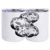 10 oz. White Stainless Steel Short Tumbler Thumbnail