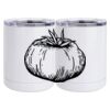 10 oz. White Stainless Steel Short Tumbler Thumbnail