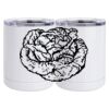 10 oz. White Stainless Steel Short Tumbler Thumbnail