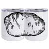 10 oz. White Stainless Steel Short Tumbler Thumbnail