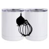 10 oz. White Stainless Steel Short Tumbler Thumbnail